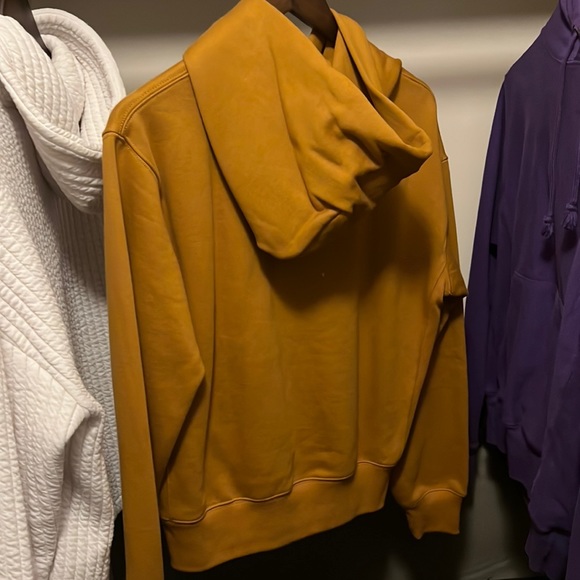 NWT Uniqlo U Pullover Hoodie Yellow XS - Picture 2 of 5